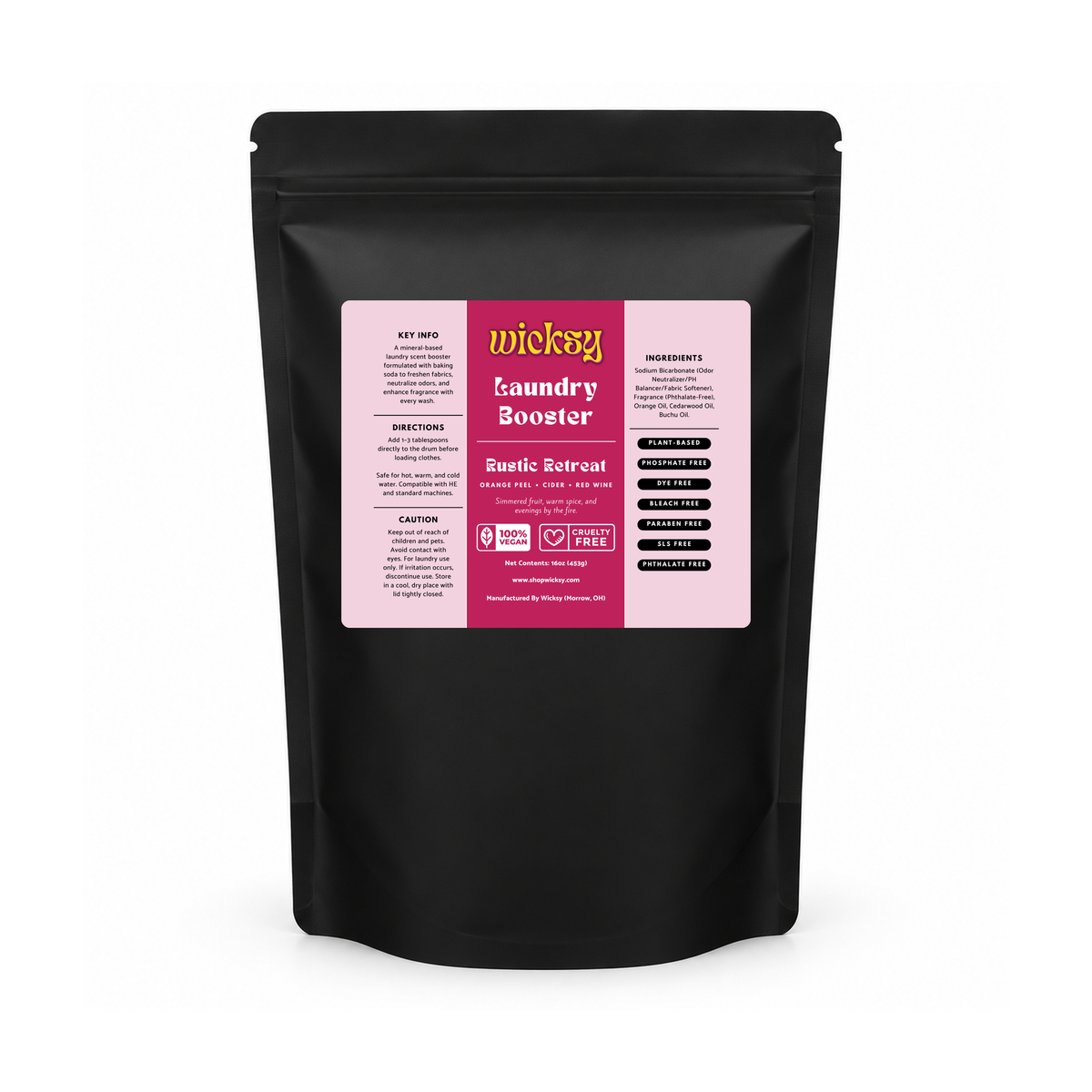 Rustic Retreat Laundry Scent Booster by Wicksy