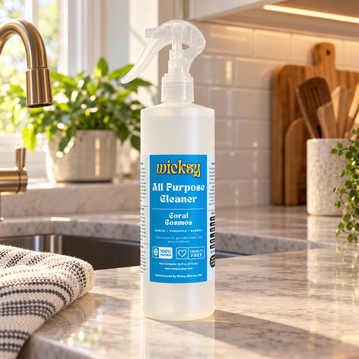 Coral Cosmos All Purpose Cleaner by Wicksy, photo 4