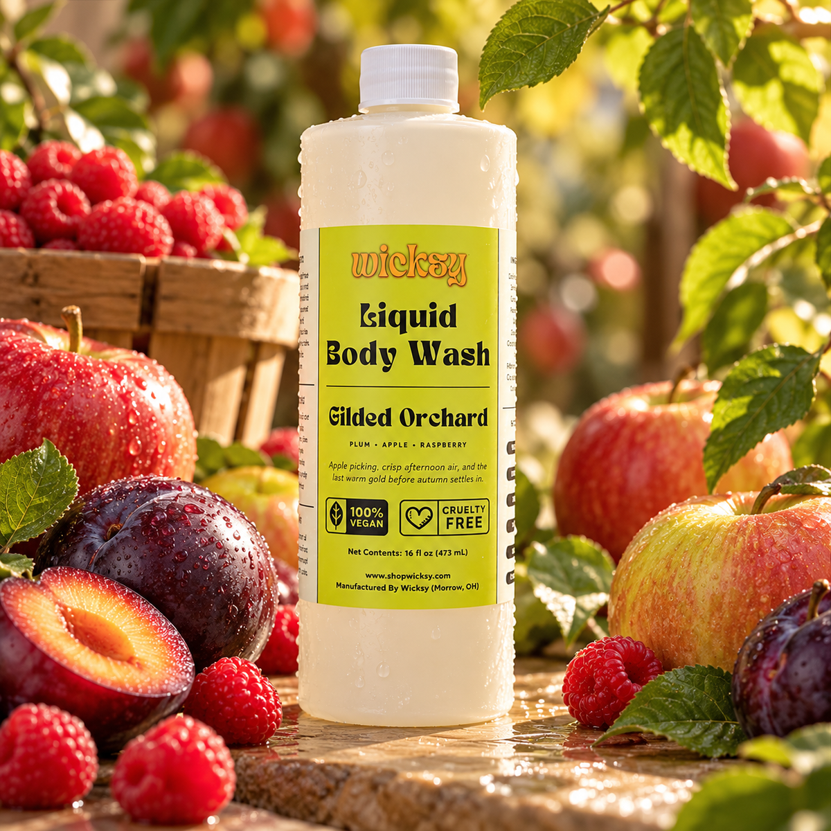 Gilded Orchard Body Wash by Wicksy, photo 5