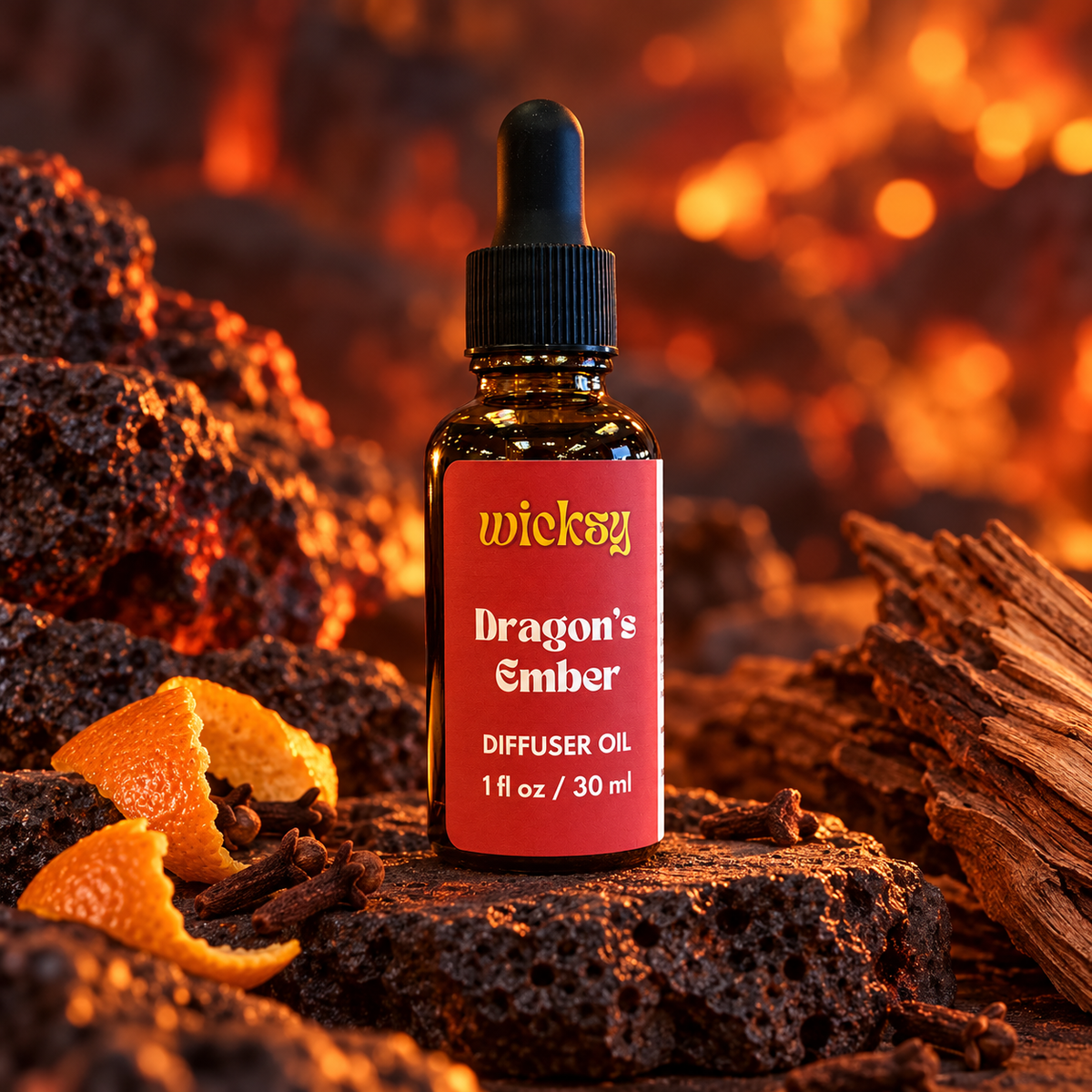 Dragon's Ember Diffuser Oil by Wicksy, photo 3