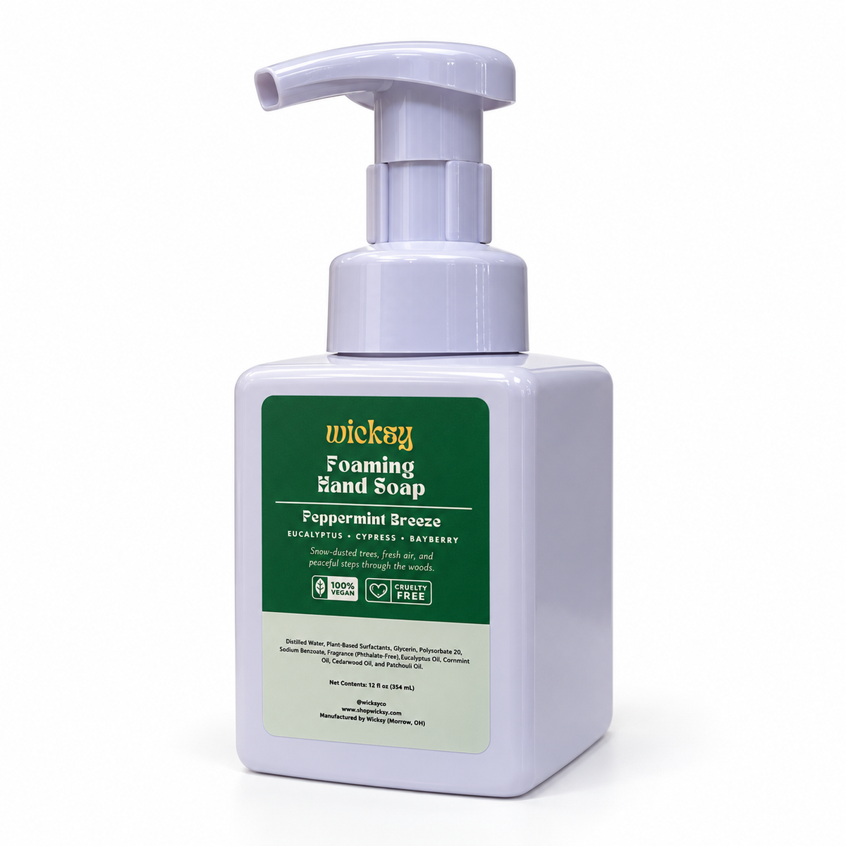 Peppermint Breeze Foaming Hand Soap by Wicksy