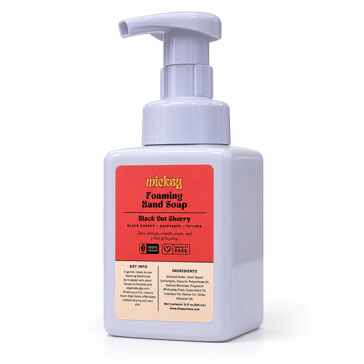 Black Out Cherry Foaming Hand Soap by Wicksy, photo 2