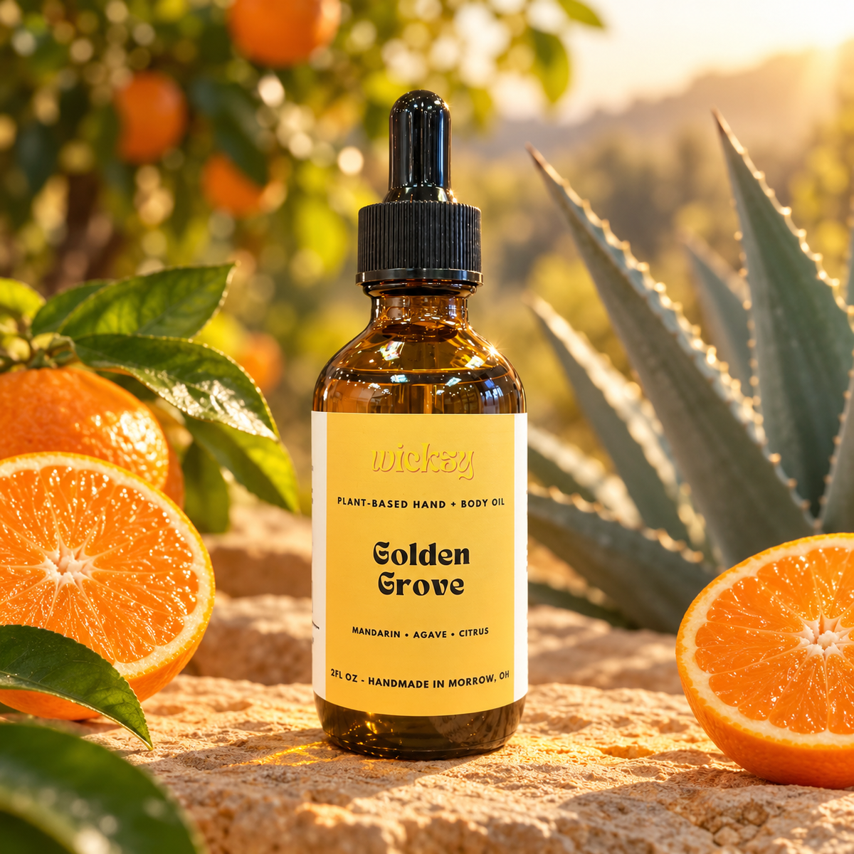 Golden Grove Hand & Body Oil by Wicksy, photo 4