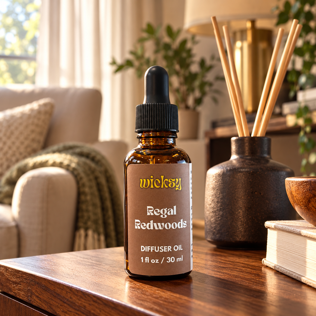 Regal Redwoods Diffuser Oil by Wicksy, photo 4