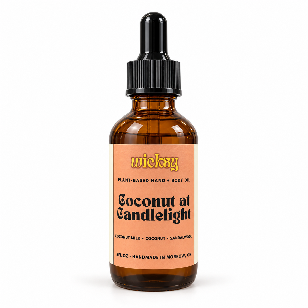 Coconut at Candlelight Hand & Body Oil by Wicksy