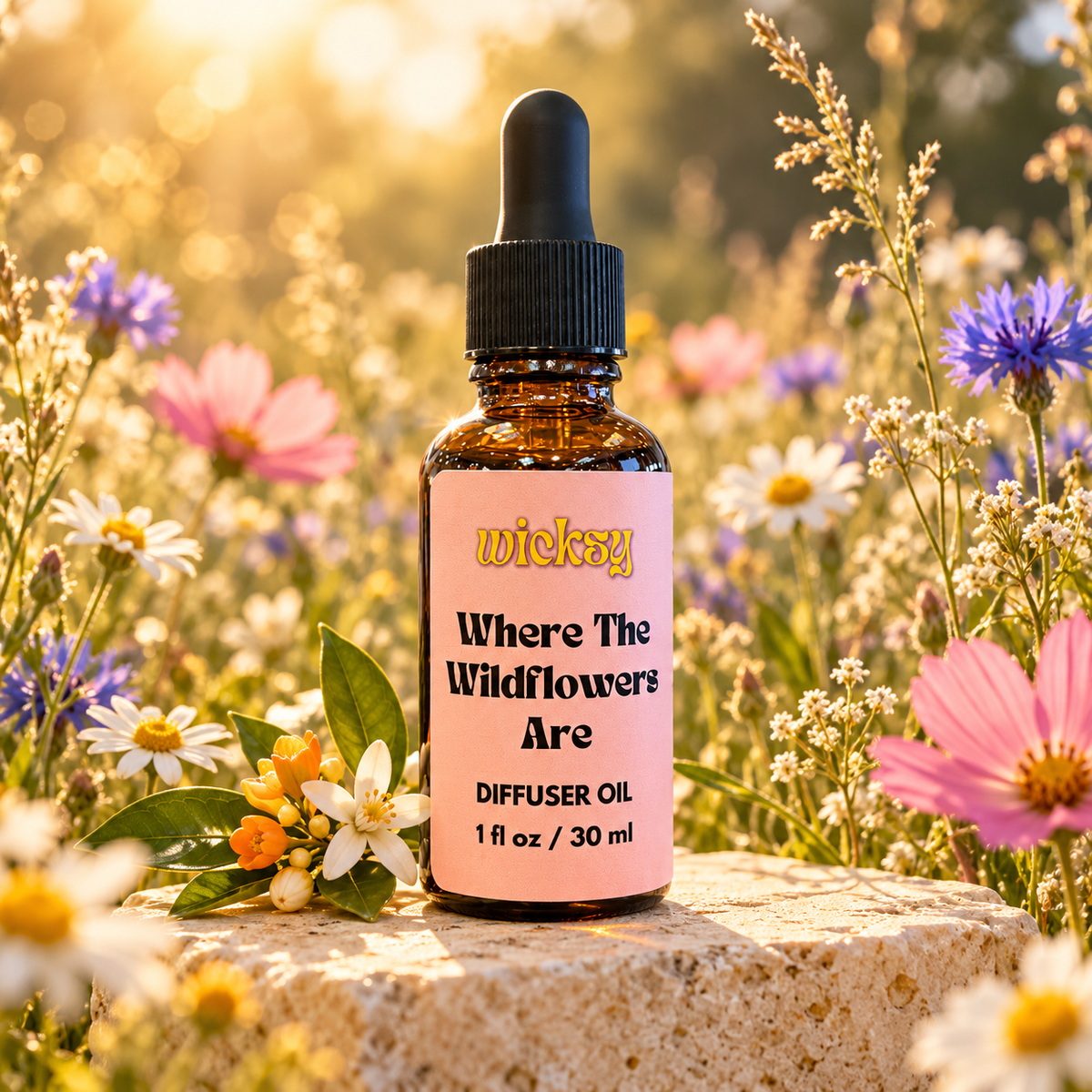 Where The Wildflowers Are Diffuser Oil by Wicksy, photo 3