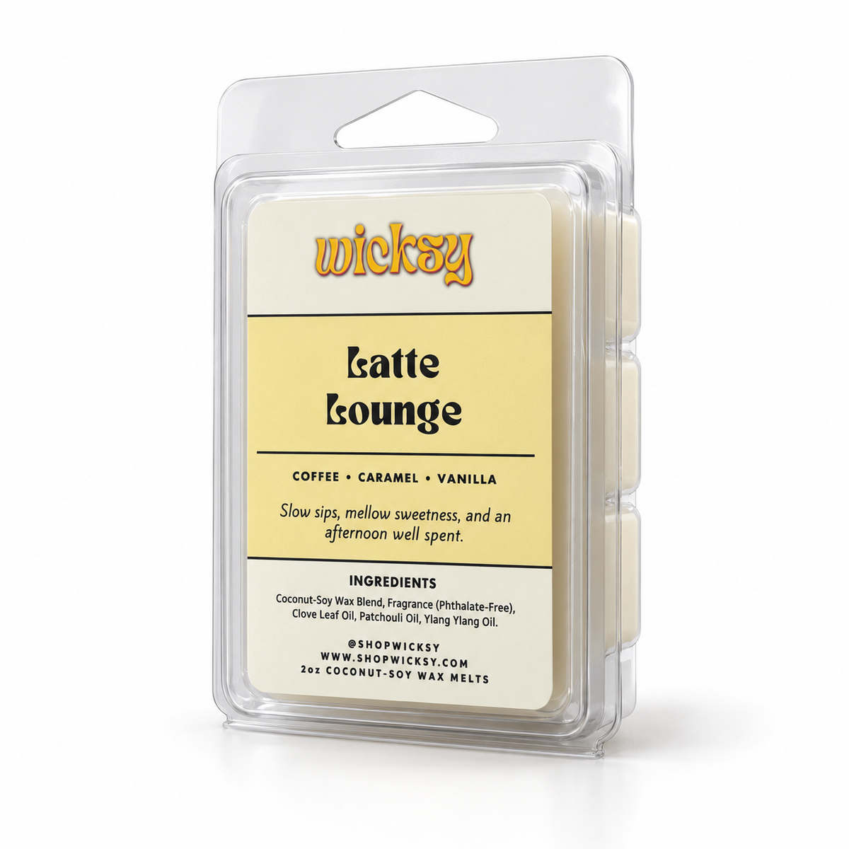 Latte Lounge Wax Melt by Wicksy