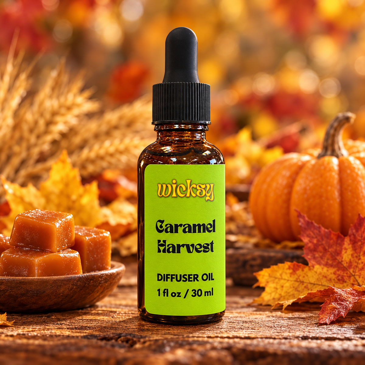Caramel Harvest Diffuser Oil by Wicksy, photo 3