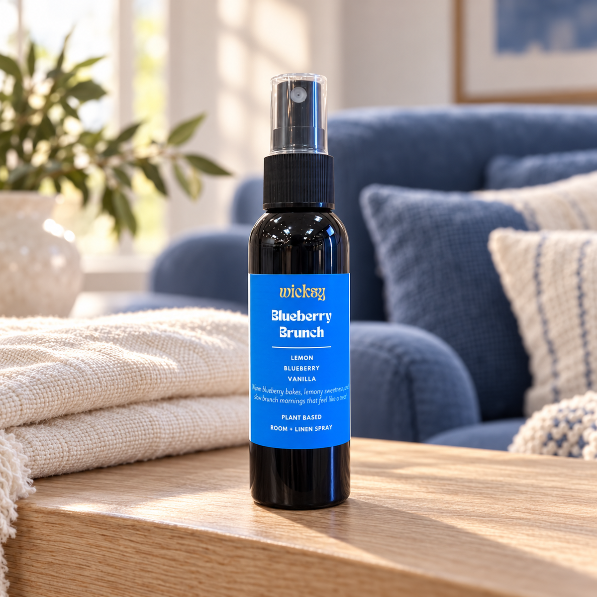 Blueberry Brunch Room & Linen Spray by Wicksy, photo 4