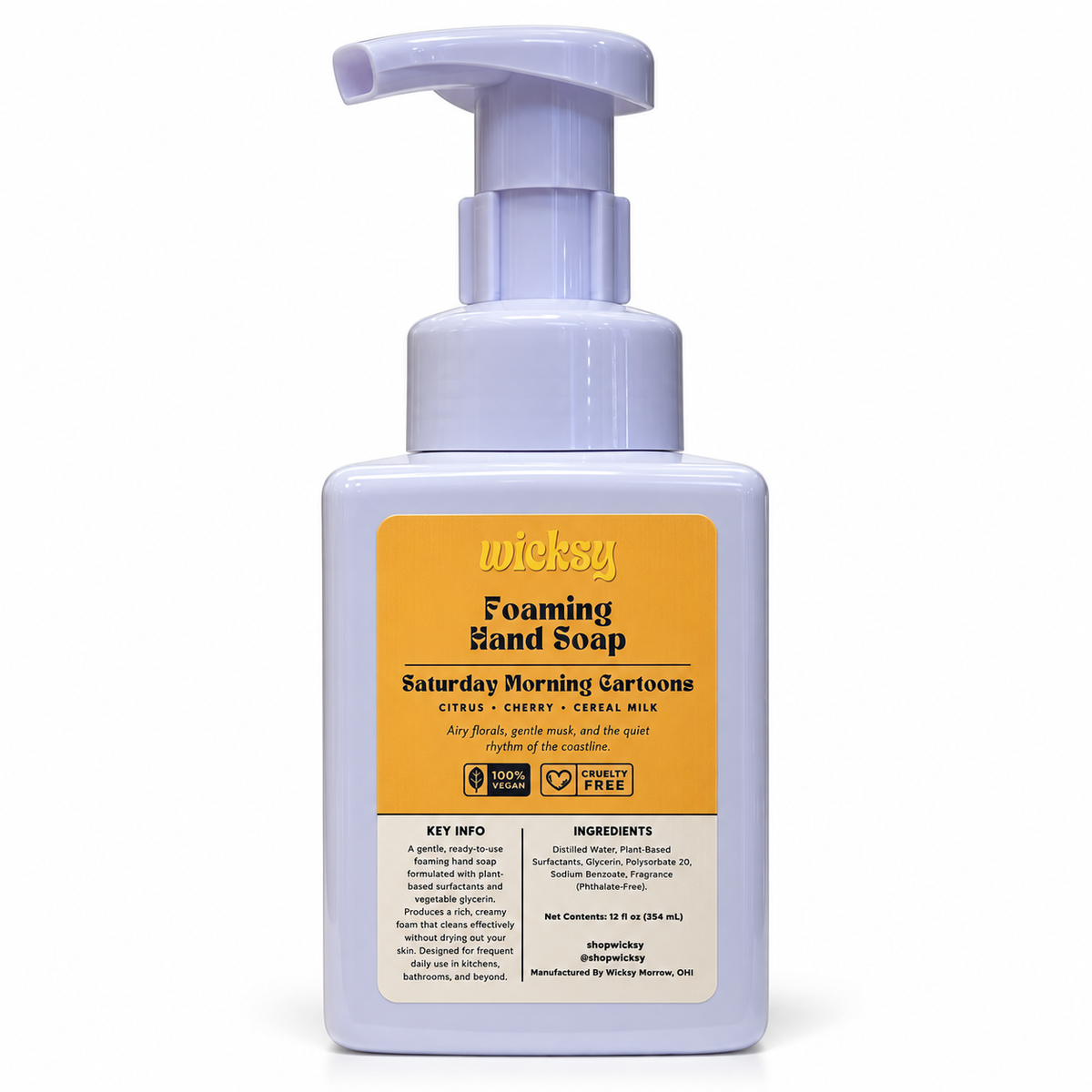 Saturday Morning Cartoons Foaming Hand Soap by Wicksy