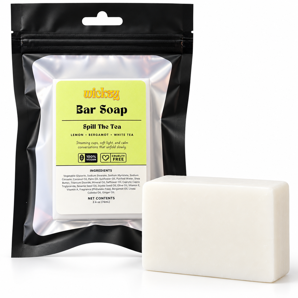 Spill The Tea Bar Soap by Wicksy, photo 2