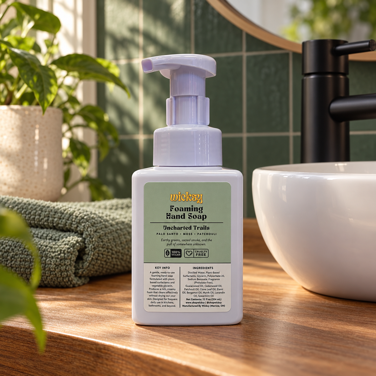 Uncharted Trails Foaming Hand Soap by Wicksy, photo 3