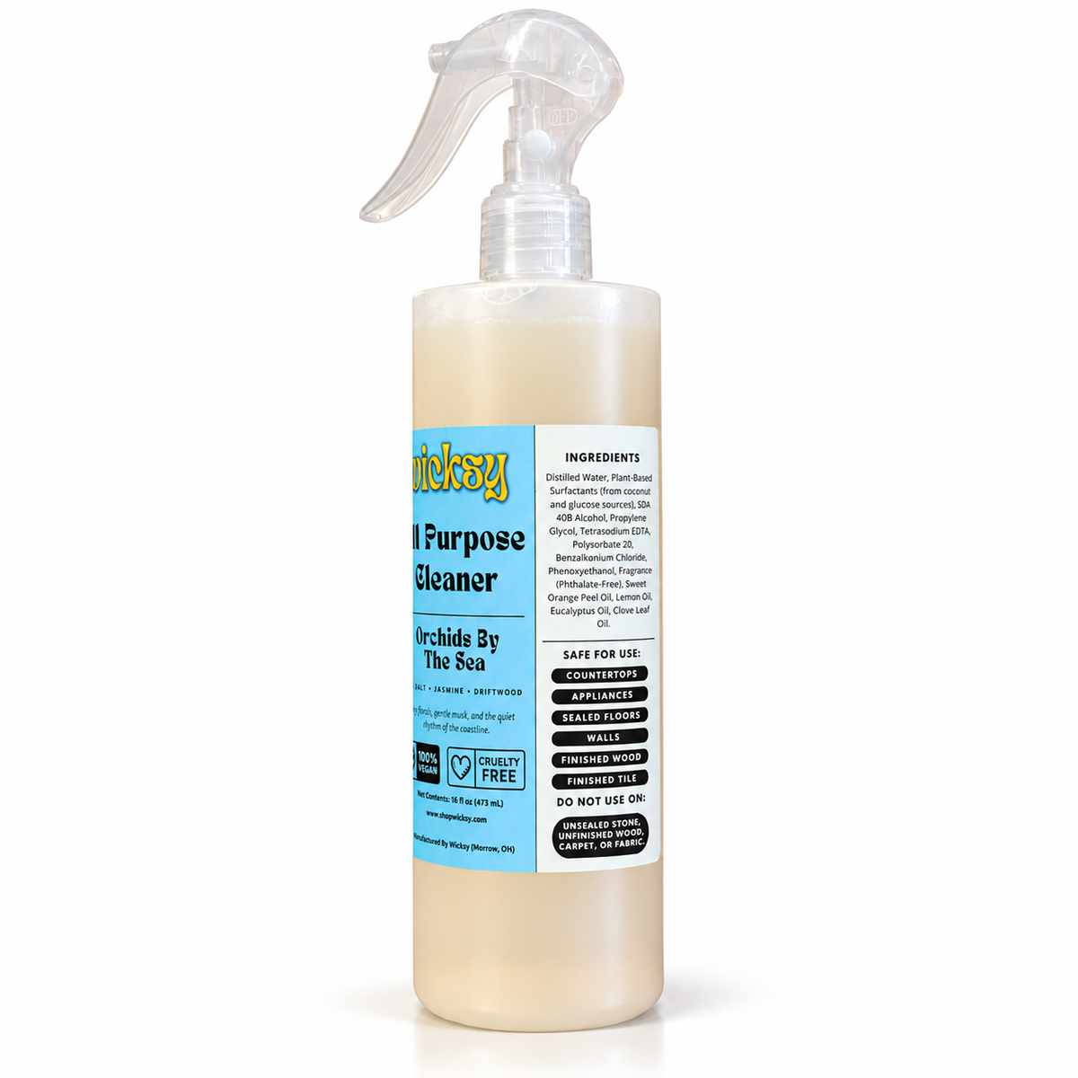 Orchids By The Sea All Purpose Cleaner by Wicksy, photo 3