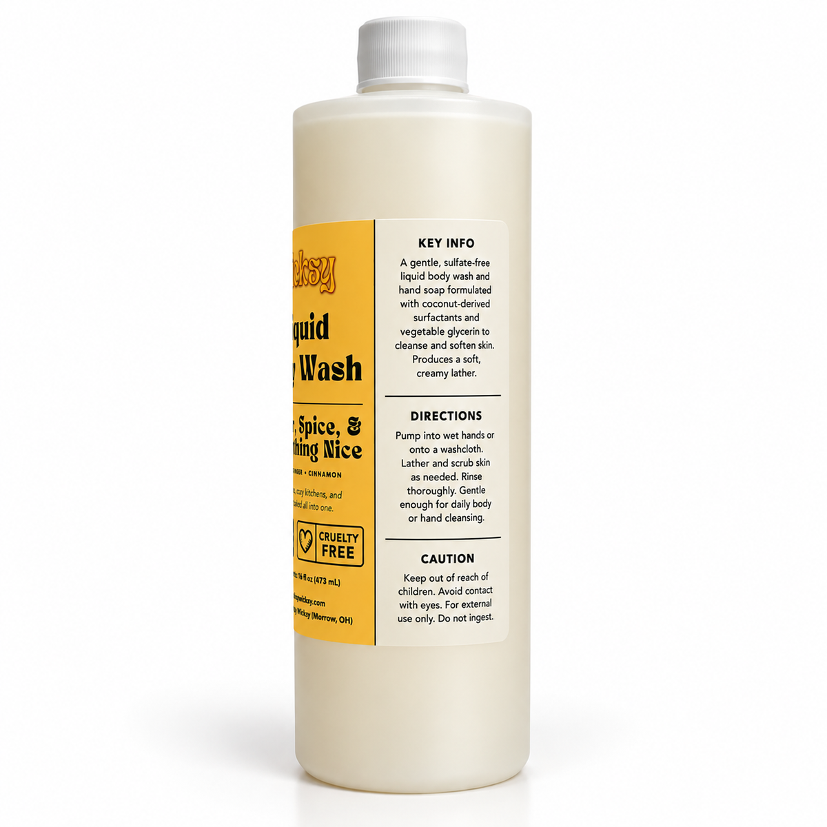 Ginger, Spice, & Everything Nice Body Wash by Wicksy, photo 3