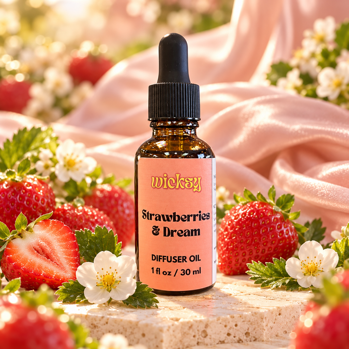 Strawberries & Dream Diffuser Oil by Wicksy, photo 3