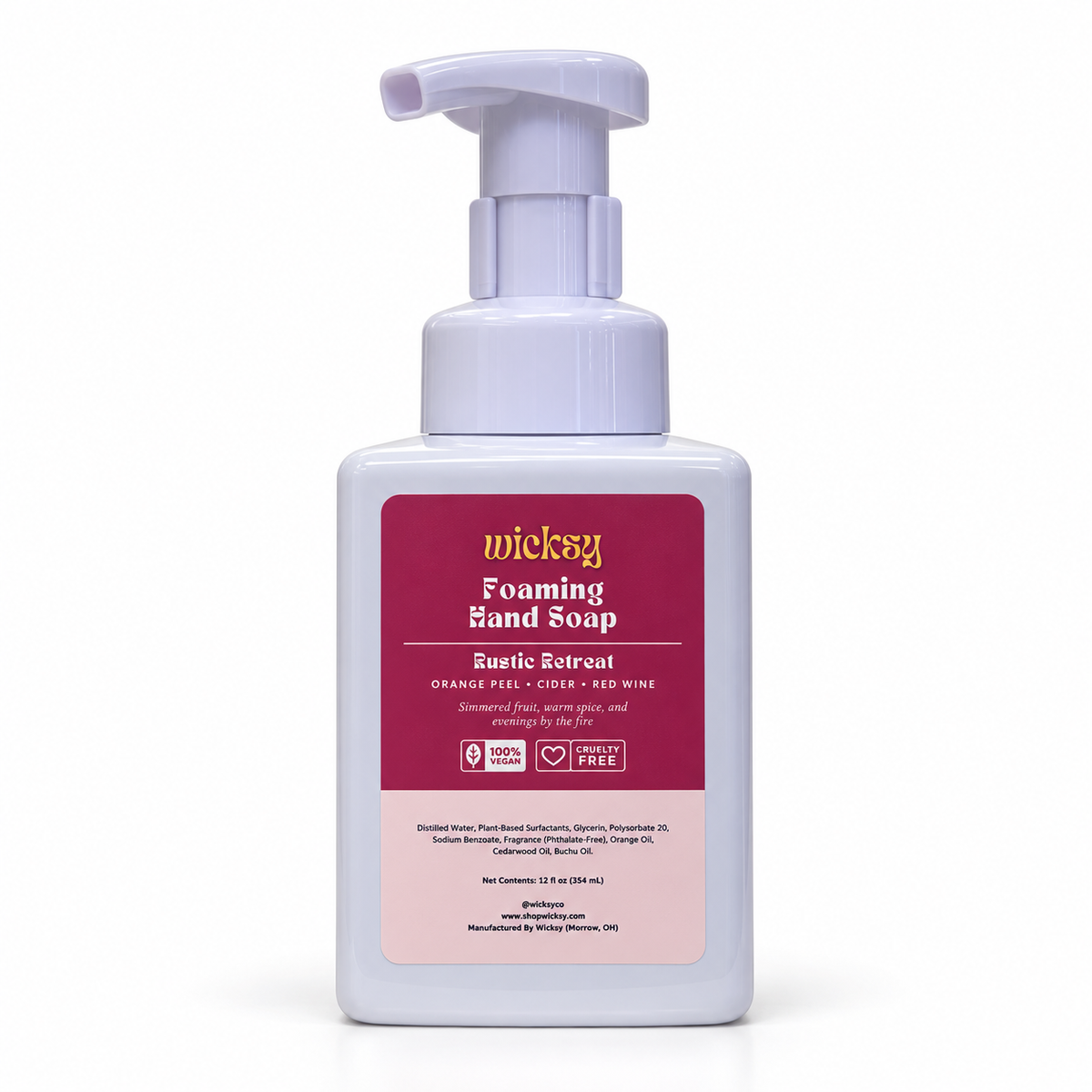 Rustic Retreat Foaming Hand Soap by Wicksy, photo 2