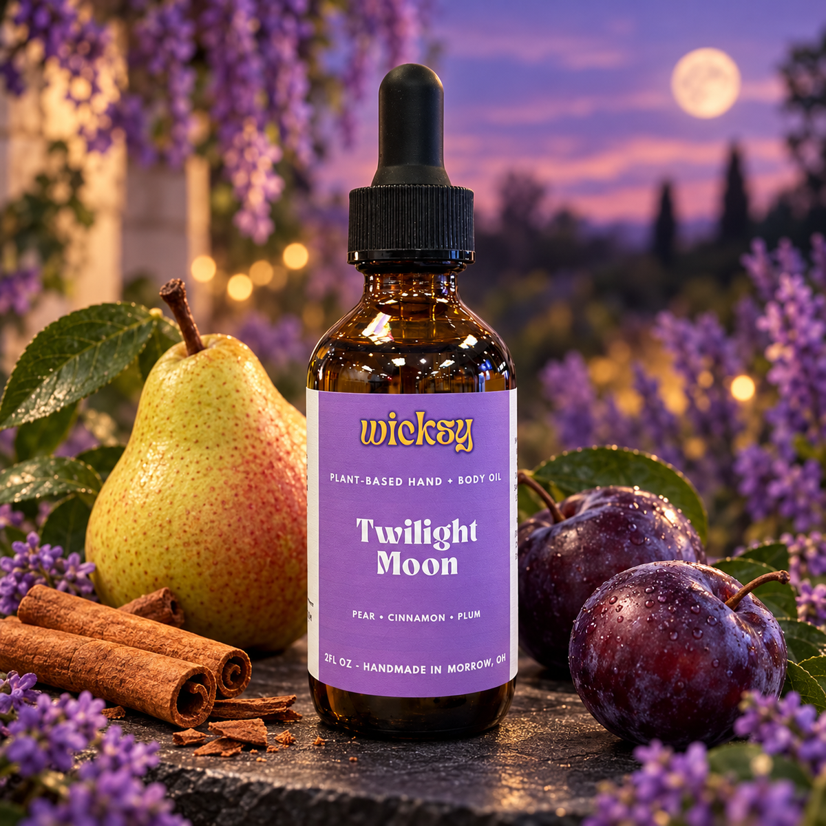 Twilight Moon Hand & Body Oil by Wicksy, photo 4