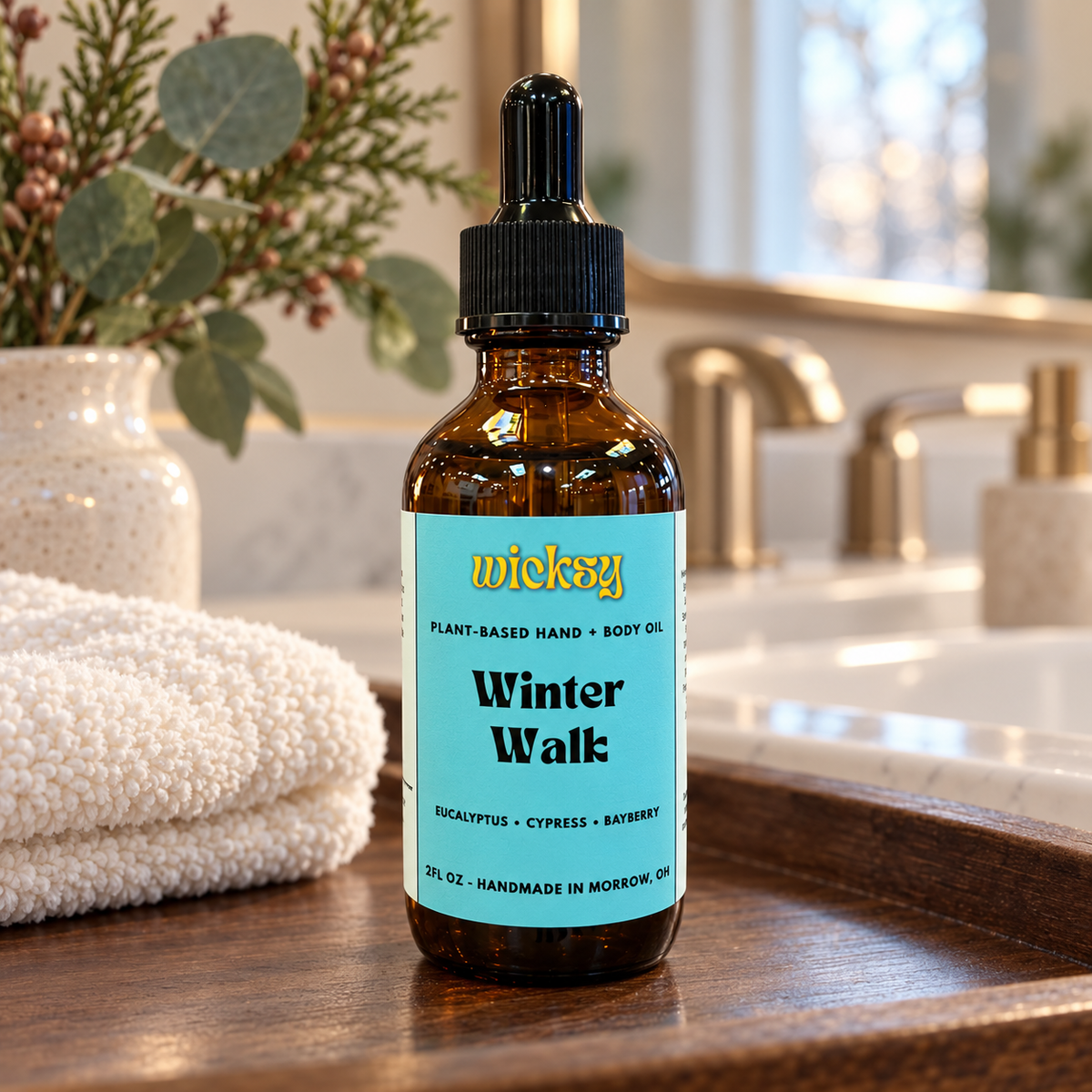 Winter Walk Hand & Body Oil by Wicksy, photo 5