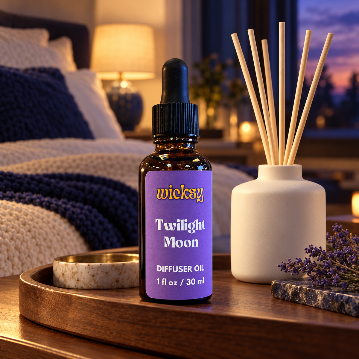 Twilight Moon Diffuser Oil by Wicksy, photo 4