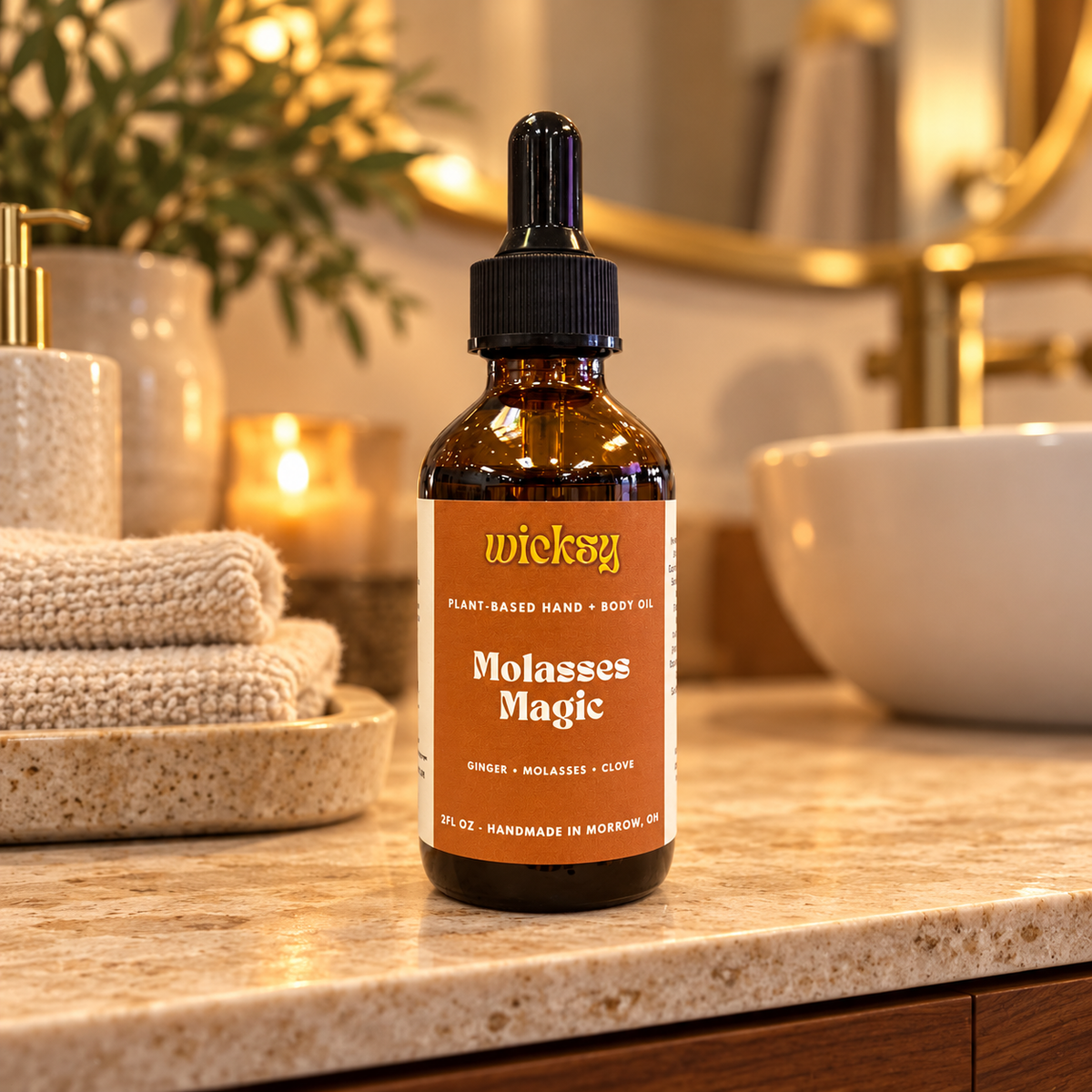 Molasses Magic Hand & Body Oil by Wicksy, photo 5