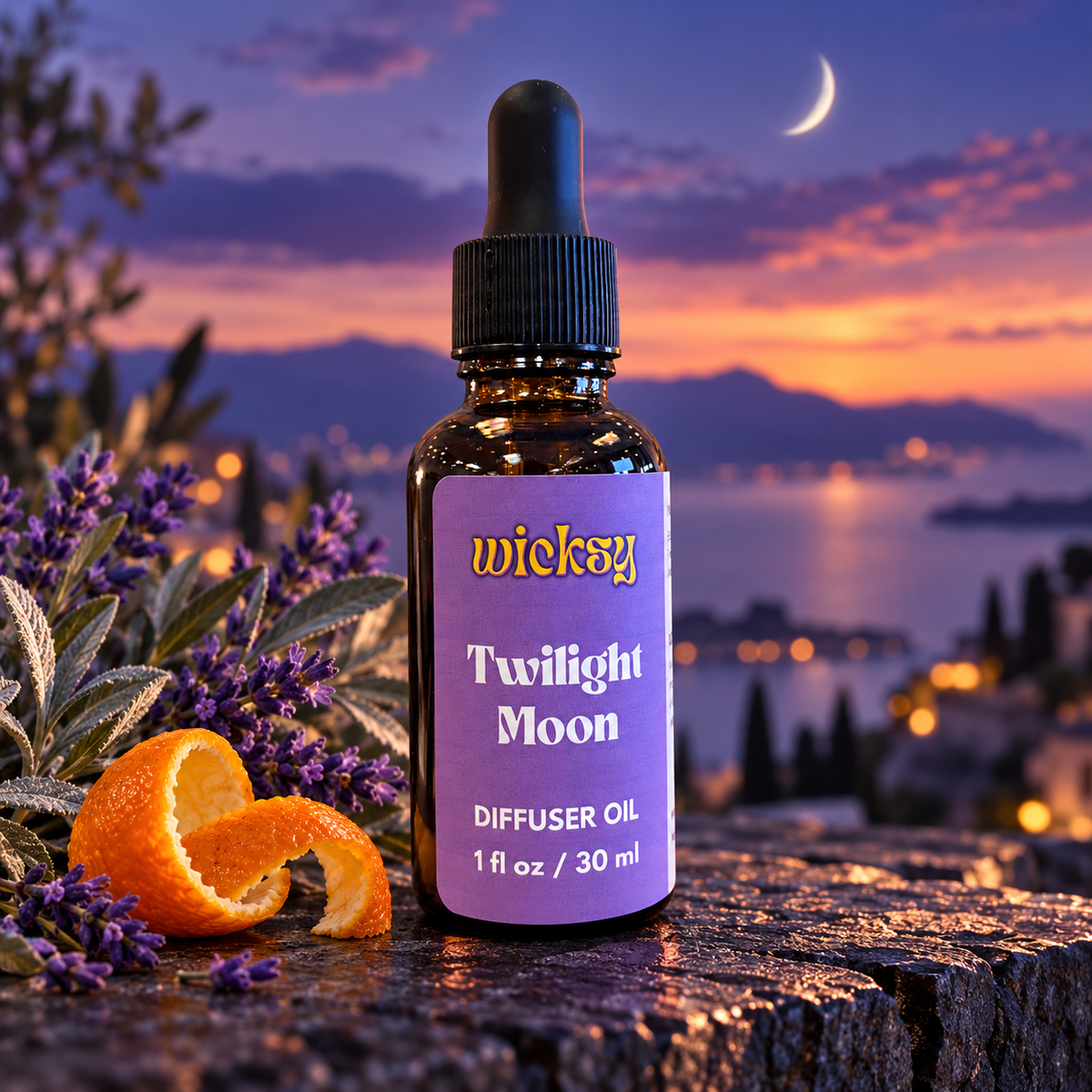 Twilight Moon Diffuser Oil by Wicksy, photo 3