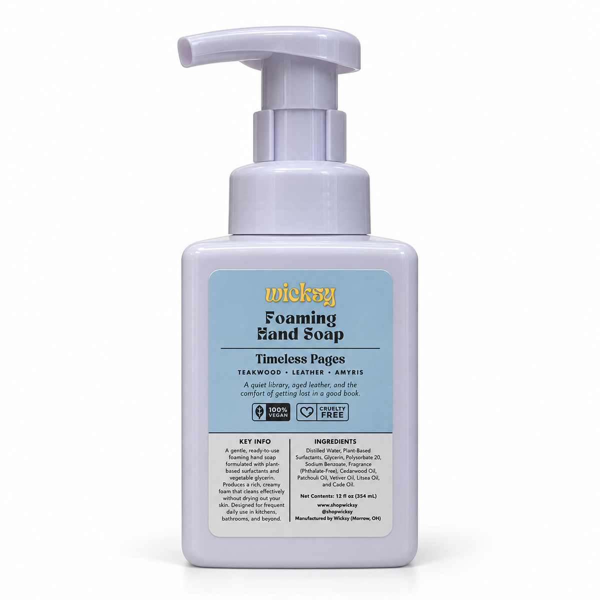 Timeless Pages Foaming Hand Soap by Wicksy, photo 2