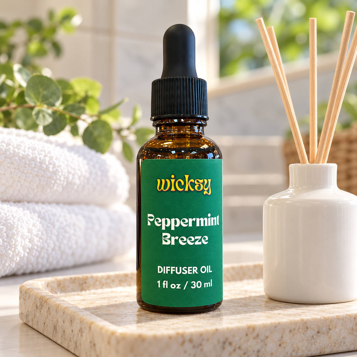 Peppermint Breeze Diffuser Oil by Wicksy, photo 4