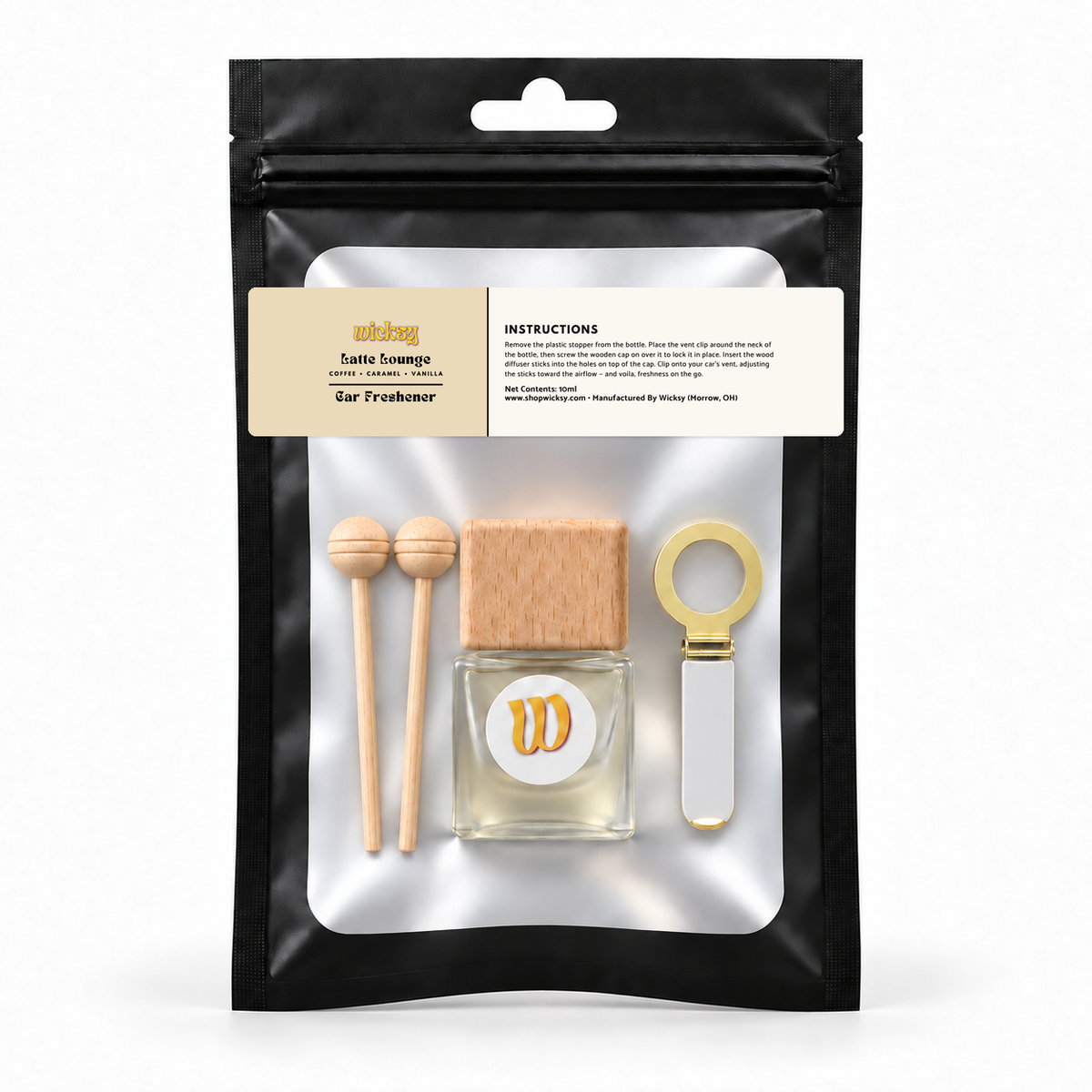 Latte Lounge Car Freshener