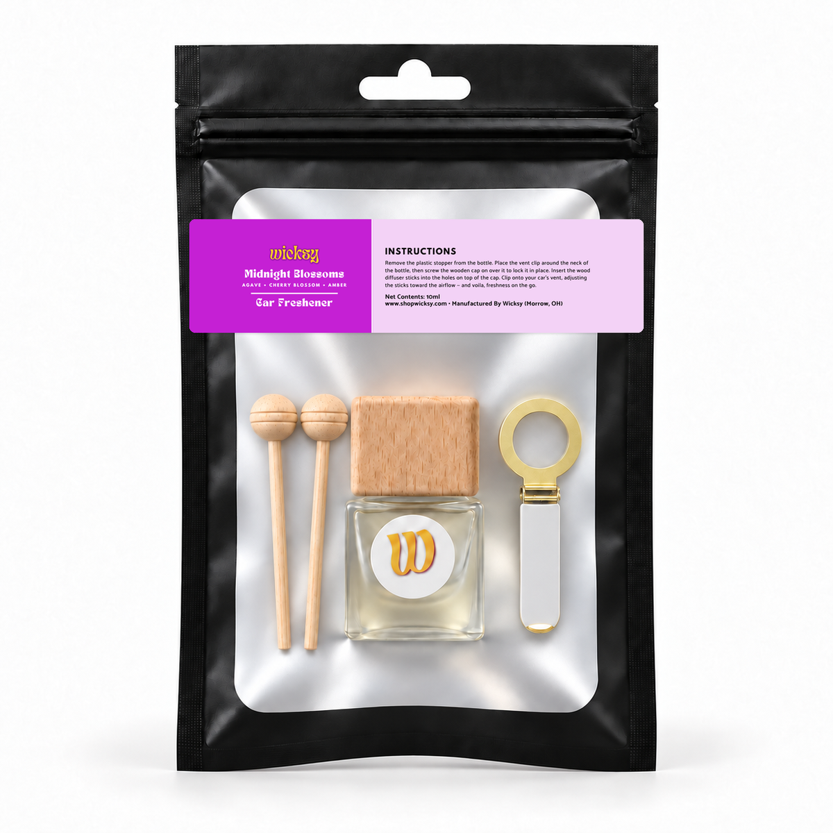 Midnight Blossoms Car Freshener