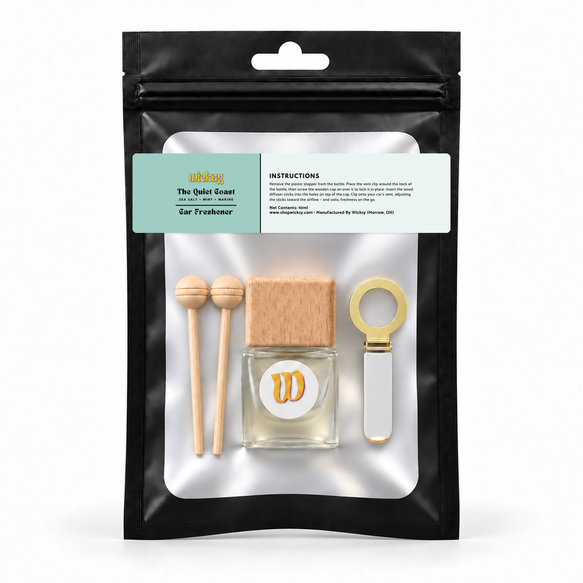 The Quiet Coast Car Freshener