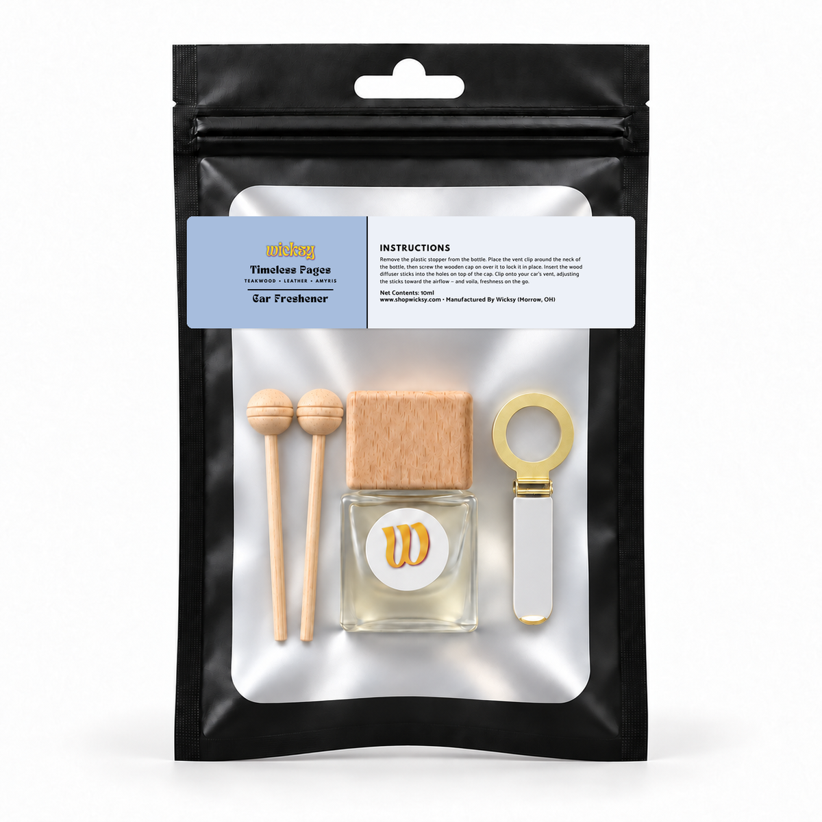 Timeless Pages Car Freshener