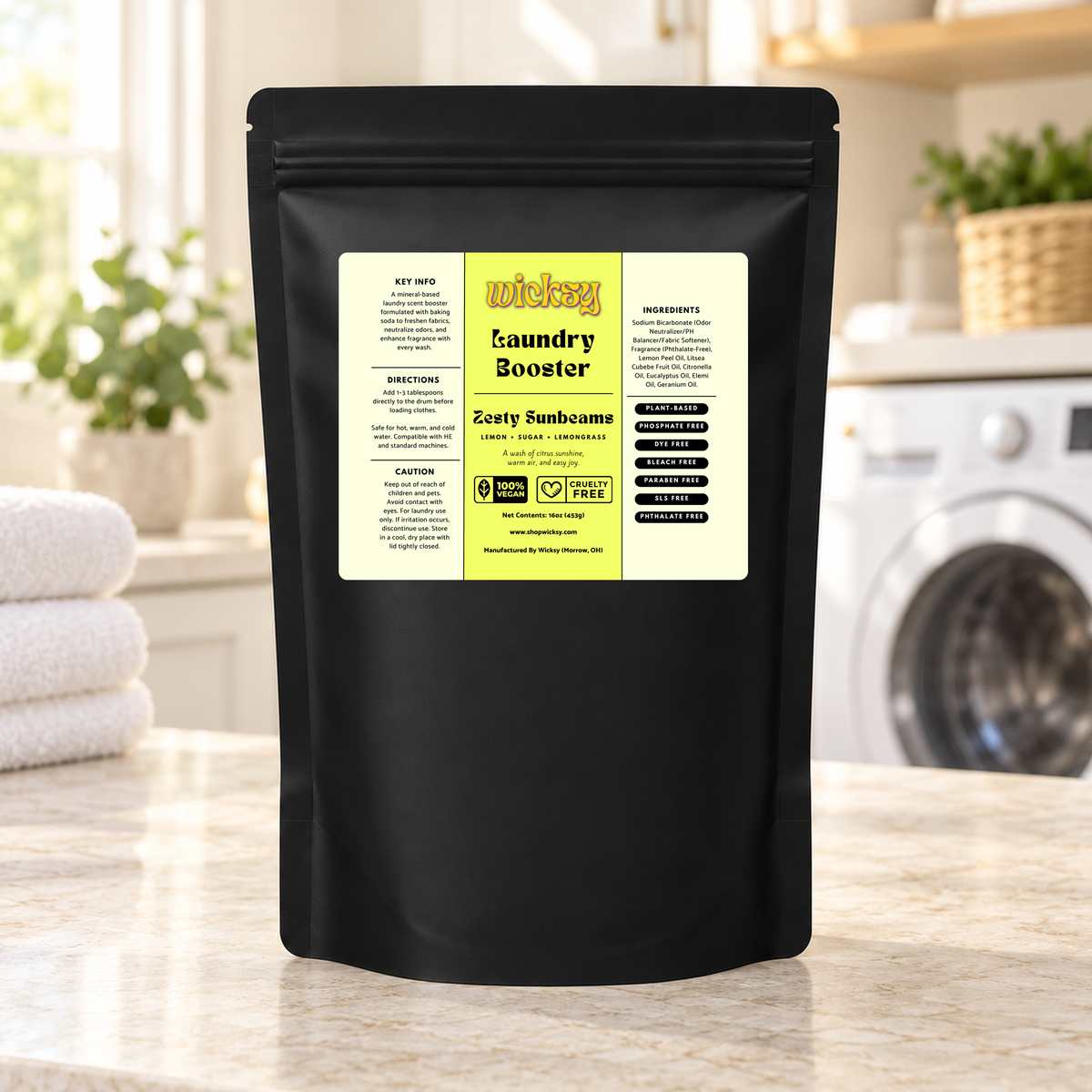 Zesty Sunbeams Laundry Scent Booster